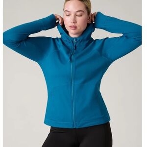 Athleta Unstoppable fleece lined full zip jacket